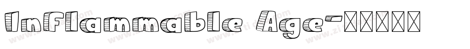 Inflammable Age字体转换